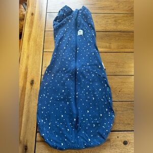 Cozy Blue Sleep Sack with White Stars